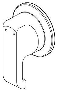 Delta Tetra RP103300BL Temperature Handle, Set Screw & Cover