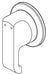 Delta Tetra RP103300BL Temperature Handle, Set Screw & Cover
