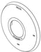 Delta Tetra RP103302CZPR Escutcheon & Gasket