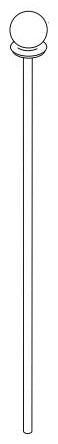 Delta RP103398PC Lift Rod Assembly