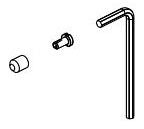 Delta Broderick RP103729PC Set Screw, Cover and Wrench