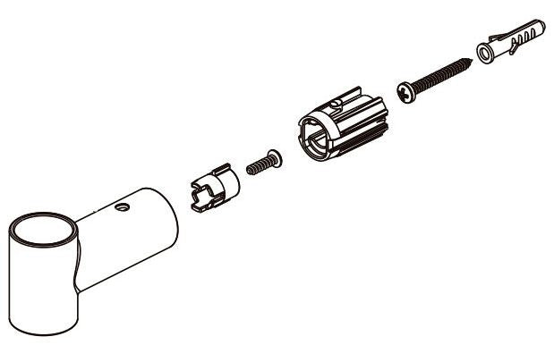 Delta RP103789CZPR Replacement Mounting Hardware Kit