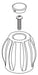 Peerless Core RP103801PC Handle - 2K Clear