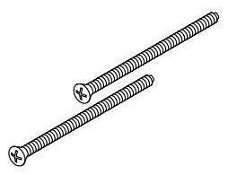 Brizo RP12630BN Long Trim Screws - Tub and Shower