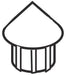 Brizo Floriano RP40530 Hose Guide
