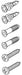 Brizo Vesi RP42699 Mounting Hardware Pack