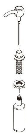 Peerless Peerless Designer: Soap / Lotion Dispenser Assembly