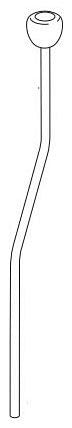Delta Porter RP47832OB Lift Rod & Finial - Bathroom