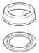 Brizo Baliza RP50263 Escutcheon and Gasket