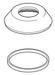 Delta Lahara RP51290BL Escutcheon - Roman Tub Hand Shower Base