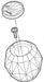 Delta RP52220 Clear Knob Handle Kit