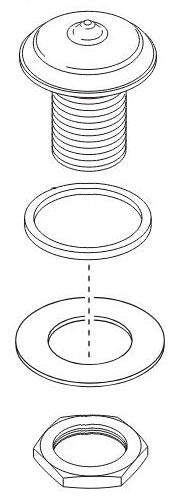 Brizo Tresa RP52397RB Hole Cover Assembly