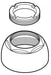 Peerless RP5437 Cap Assembly with Adjusting Ring