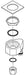 Brizo Vesi RP54852 Mounting Hardware