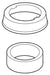 Brizo Baliza RP60140PC Escutcheon and Gasket