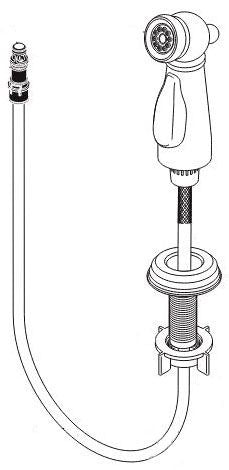 Brizo Brizo Traditional RP61013PN Spray and Hose Assembly