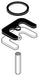 Delta Porter RP62191 Gaskets, Washer & Nuts - Widespread Bathroom