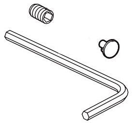 Brizo Virage RP62372GL Handle Buttons, Set Screws and Allen Wrenches
