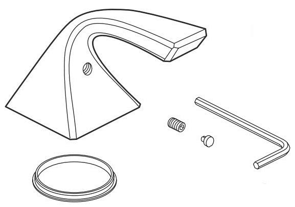 Brizo Virage RP62373PC Two Metal Lever Handle Kit - Hot and Cold