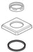Brizo Virage RP62375BN Handle Base, Gasket, and Mounting Nut
