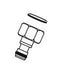 Brizo Siderna RP63759 Widespread Hose Adapter