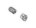 Brizo Vuelo: Set Screw and Button