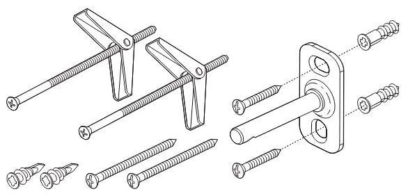 Brizo Charlotte RP70590 Mounting Hardware