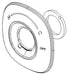 Delta Nura RP71021RB Escutcheon - 14 Series