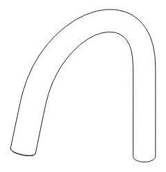 Brizo Solna RP71447BL Kitchen Spout