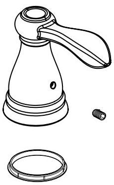 Delta Porter RP73839OB Metal Lever Handle Set - Roman Tub