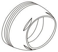 Delta Mandolin RP76698BL Bonnet Nut