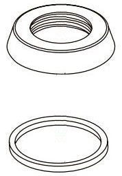 Delta Tolva RP76892SS Flange & Gasket