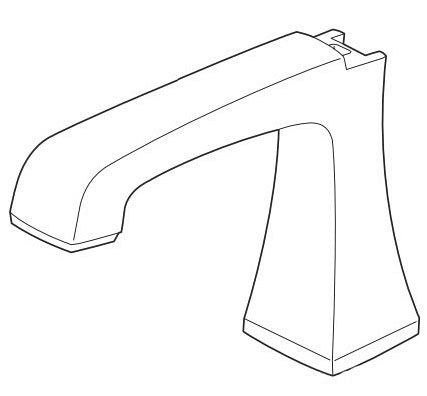 Delta Ashlyn:RP77421RB Spout Assembly - Widespread Bathroom - 1.2 GPM