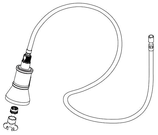 Brizo Artesso RP77553BL Hose & Sprayer Assembly