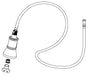 Brizo Artesso RP77553BL Hose & Sprayer Assembly
