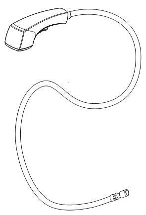 Delta Retail Channel Product RP82128SP Wand & Hose Assembly - Pull-Out