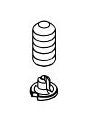 Delta Cassidy RP84930 Set Screw & Button - Diverter Handle - Integrated Series