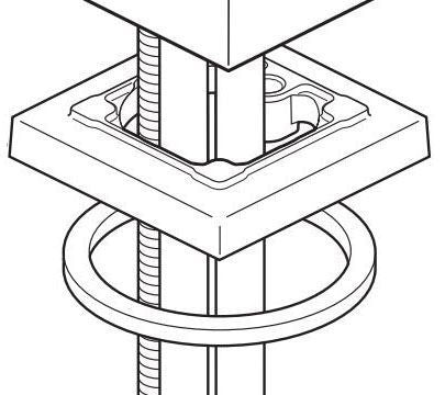 Delta Ara RP90060 Handle Base, Spout & Gasket - 1H