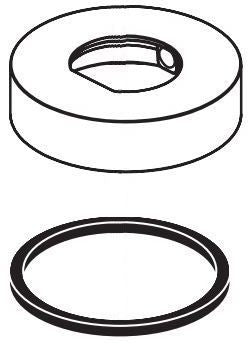 Brizo Litze RP90075SL Spout Base & Gasket - Roman Tub