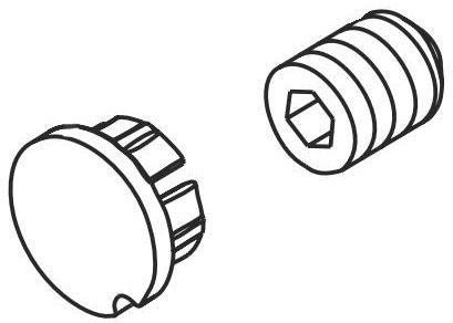 Brizo Litze RP90418GL Set Screw and Button