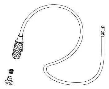Brizo Litze RP91785PC Hose & Sprayer Assembly