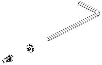 Delta Pivotal RP92592 Screw, Button and Allen Wrench