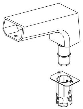 Delta Pivotal RP93284 Spout Assembly and Nest