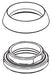 Delta Arvo RP93978CZ Bonnet Nut Cap
