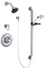 Commercial T13H T13H333 Universal Dual Shower Trim Diverter Hand Shower and Grab Bar
