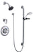 Commercial T13H T13H333 Universal Dual Shower Trim Diverter Hand Shower and Grab Bar