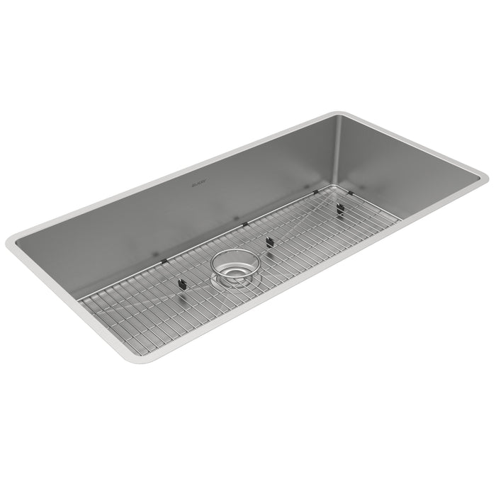 Elkay Crosstown 18 Gauge Stainless Steel 36-1/2" x 18-1/2" x 9" Single Bowl Undermount Sink Kit