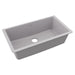 Elkay Quartz Classic 33" x 18-7/16" x 9-7/16" Single Bowl Undermount Sink Greystone