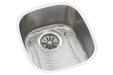 Elkay Lustertone Classic Stainless Steel 14-1/4" x 15-3/4" x 5-15/16" Single Bowl Undermount Sink Kit