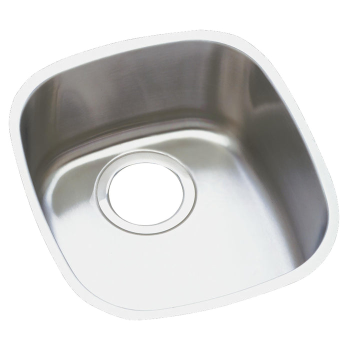 Elkay Lustertone Classic Stainless Steel 14-1/4" x 15-3/4" x 5-15/16" Single Bowl Undermount Sink